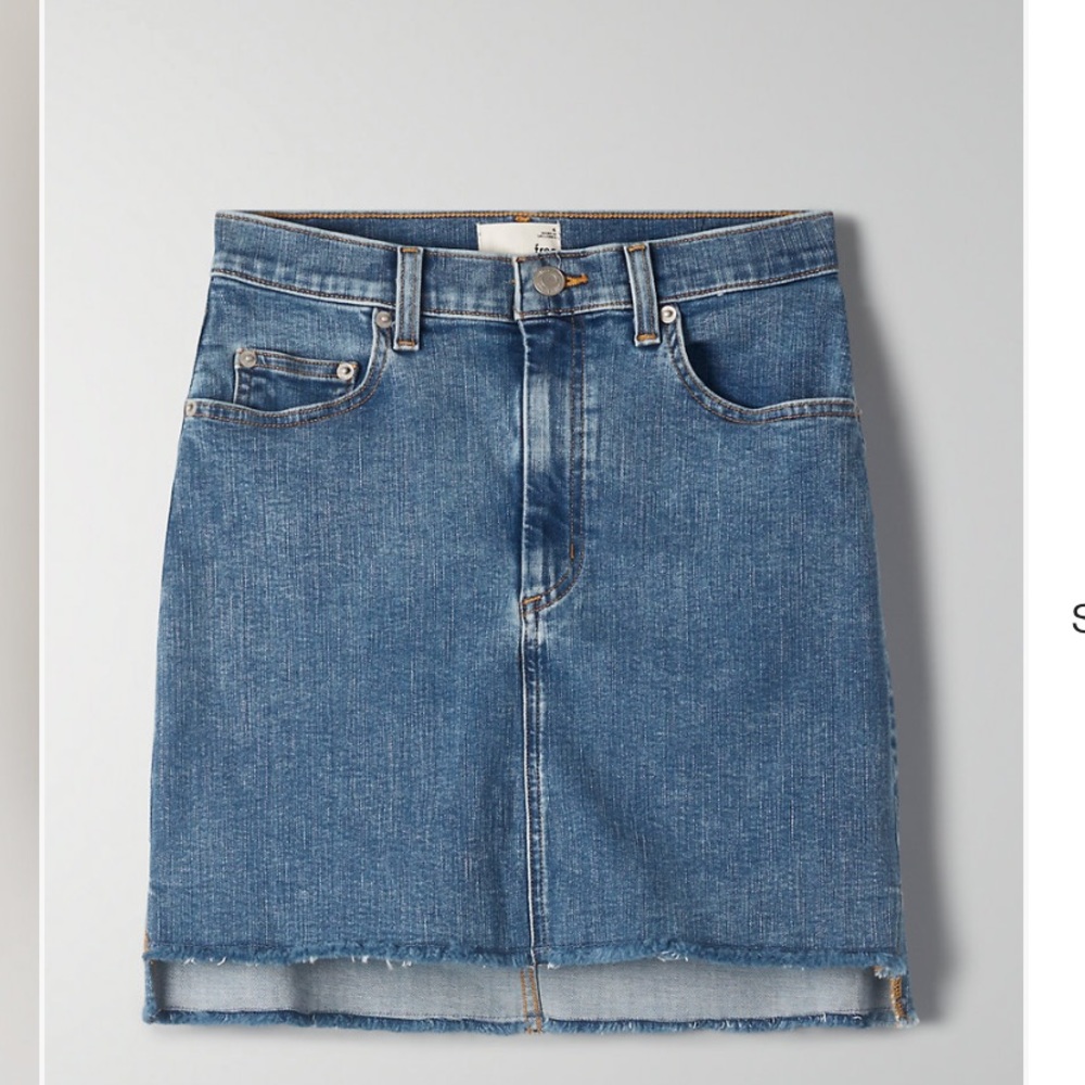 Wilfred Free Denim Skirt